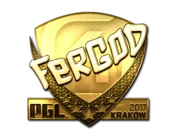 Sticker | fer (Gold) | Krakow 2017 - $ 487.88