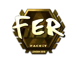Sticker | fer (Gold) | London 2018 - $ 491.32