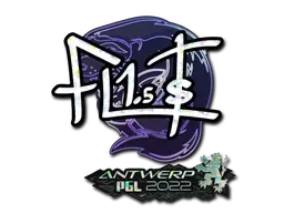 Sticker | FL1T (Glitter) | Antwerp 2022 - $ 0.06