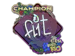Sticker | FL1T (Glitter, Champion) | Rio 2022 - $ 0.06