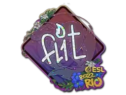 Sticker | FL1T (Glitter) | Rio 2022 - $ 0.18