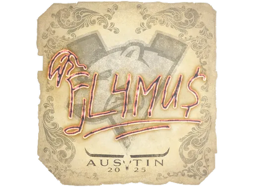 Sticker | FL4MUS | Austin 2025 - $ 0.03