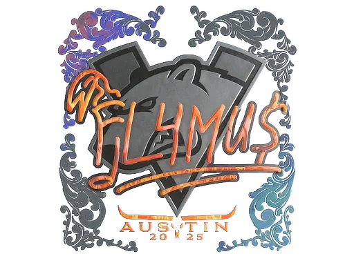 Sticker | FL4MUS (Holo) | Austin 2025 - $ 0.39