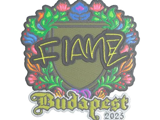 Sticker | FlameZ (Embroidered) | Budapest 2025 - $ 0.03