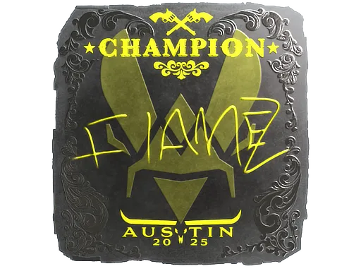 Sticker | FlameZ (Foil, Champion) | Austin 2025 ``