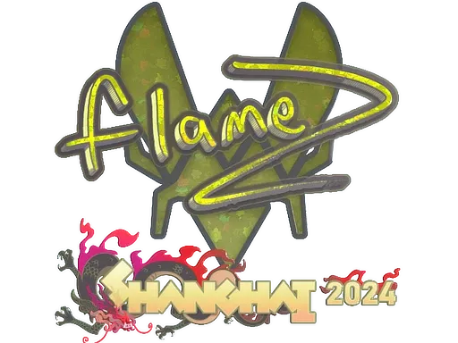 Sticker | FlameZ (Glitter) | Shanghai 2024 ``