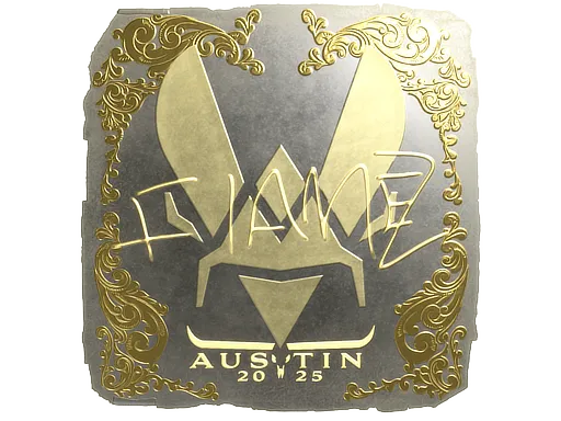 Sticker | FlameZ (Gold) | Austin 2025 - $ 2.48