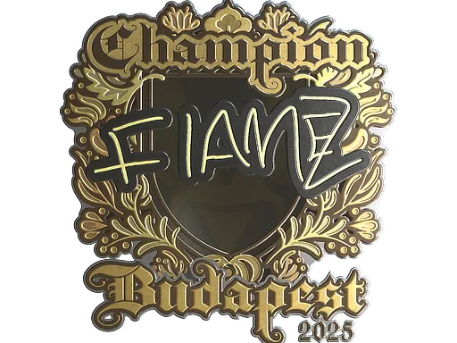 Sticker | FlameZ (Gold, Champion) | Budapest 2025 - $ 1.37