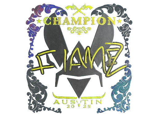 Sticker | FlameZ (Holo, Champion) | Austin 2025 - $ 0.26