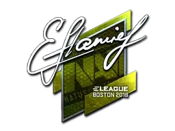 Sticker | flamie (Foil) | Boston 2018 - $ 4.52
