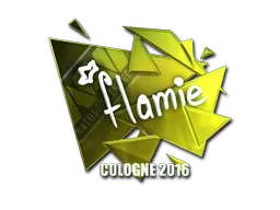 Sticker | flamie (Foil) | Cologne 2016 - $ 10.99