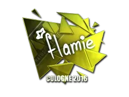 Sticker | flamie (Foil) | Cologne 2016 - $ 9.27