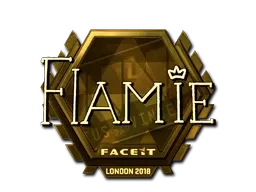 Sticker | flamie (Gold) | London 2018 - $ 103.73