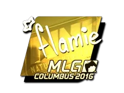 Sticker | flamie (Gold) | MLG Columbus 2016 - $ 23.30