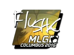 Sticker | flusha (Foil) | MLG Columbus 2016 - $ 12.88
