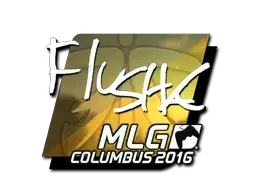 Sticker | flusha (Foil) | MLG Columbus 2016 - $ 10.97