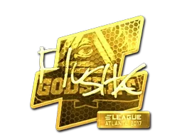 Sticker | flusha (Gold) | Atlanta 2017 - $ 96.69