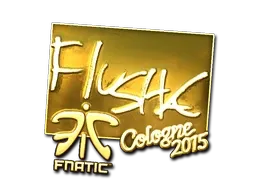 Sticker | flusha (Gold) | Cologne 2015 - $ 20.42