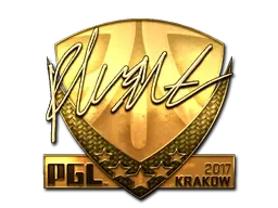 Sticker | flusha (Gold) | Krakow 2017 - $ 556.46