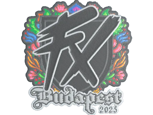 Sticker | Fluxo (Embroidered) | Budapest 2025 - $ 0.03