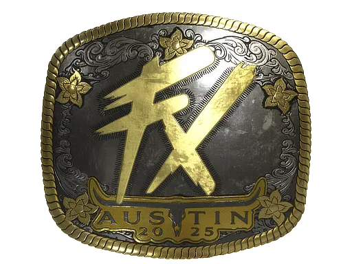 Sticker | Fluxo (Gold) | Austin 2025 - $ 0.00