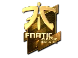 Sticker | Fnatic (Gold) | Boston 2018 ``