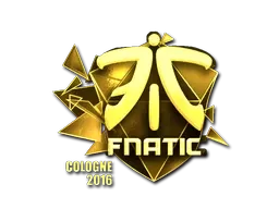 Sticker | Fnatic (Gold) | Cologne 2016 ``