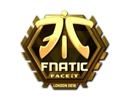 Sticker | Fnatic (Gold) | London 2018 ``