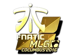 Sticker | Fnatic (Gold) | MLG Columbus 2016 ``