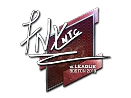 Sticker | fnx (Foil) | Boston 2018 - $ 53.63