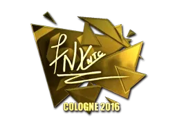 Sticker | fnx (Gold) | Cologne 2016 - $ 46.37