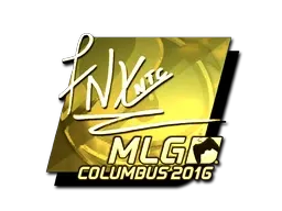 Sticker | fnx (Gold) | MLG Columbus 2016 - $ 27.97