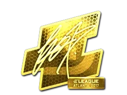 Sticker | fox (Gold) | Atlanta 2017 - $ 100.08