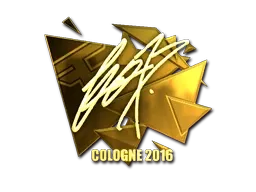 Sticker | fox (Gold) | Cologne 2016 - $ 70.17