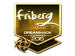 Sticker | friberg (Gold) | Cluj-Napoca 2015 - $ 30.68