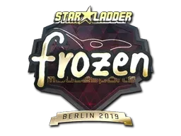 Sticker | frozen (Gold) | Berlin 2019 - $ 52.50