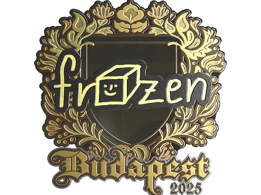 Sticker | frozen (Gold) | Budapest 2025 - $ 28.82