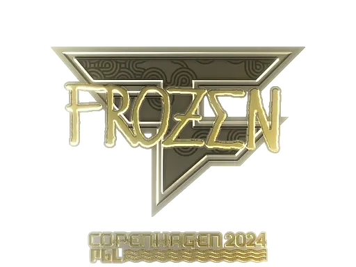 Sticker | frozen (Gold) | Copenhagen 2024 - $ 2.85