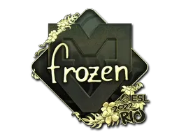 Sticker | frozen (Gold) | Rio 2022 - $ 11.40