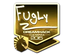 Sticker | FugLy (Gold) | Cluj-Napoca 2015 - $ 75.46