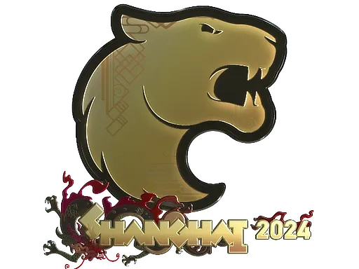 Sticker | FURIA (Gold) | Shanghai 2024 - $ 4.04