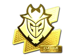 Sticker | G2 Esports (Gold) | Atlanta 2017 ``