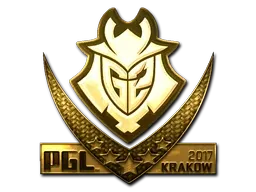Sticker | G2 Esports (Gold) | Krakow 2017 ``