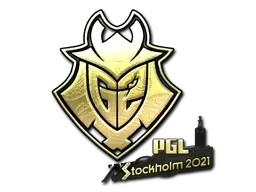 Sticker | G2 Esports (Gold) | Stockholm 2021 - $ 9.72