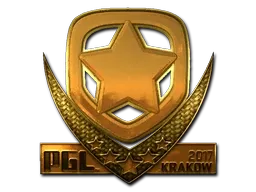 Sticker | Gambit (Gold) | Krakow 2017 ``