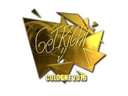 Sticker | GeT_RiGhT (Gold) | Cologne 2016 - $ 44.40