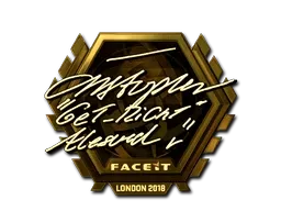 Sticker | GeT_RiGhT (Gold) | London 2018 - $ 184.42