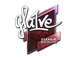 Sticker | gla1ve (Foil) | Boston 2018 - $ 7.49