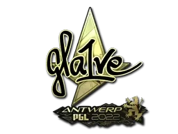 Sticker | gla1ve (Gold) | Antwerp 2022 - $ 3.75