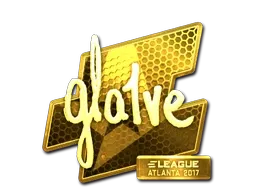 Sticker | gla1ve (Gold) | Atlanta 2017 - $ 103.96
